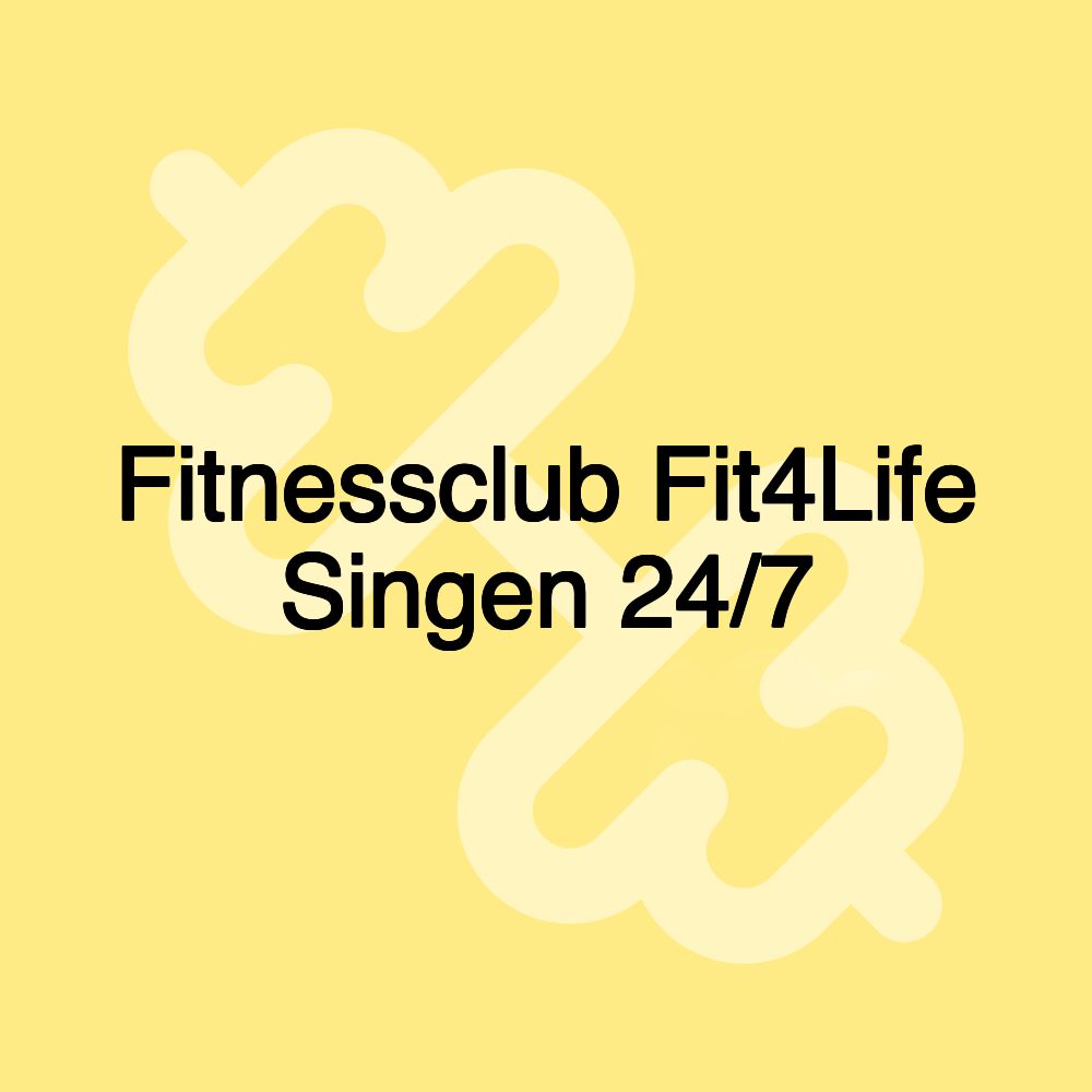Fitnessclub Fit4Life Singen 24/7 Fitnessclub Fit4Life Singen 24/7