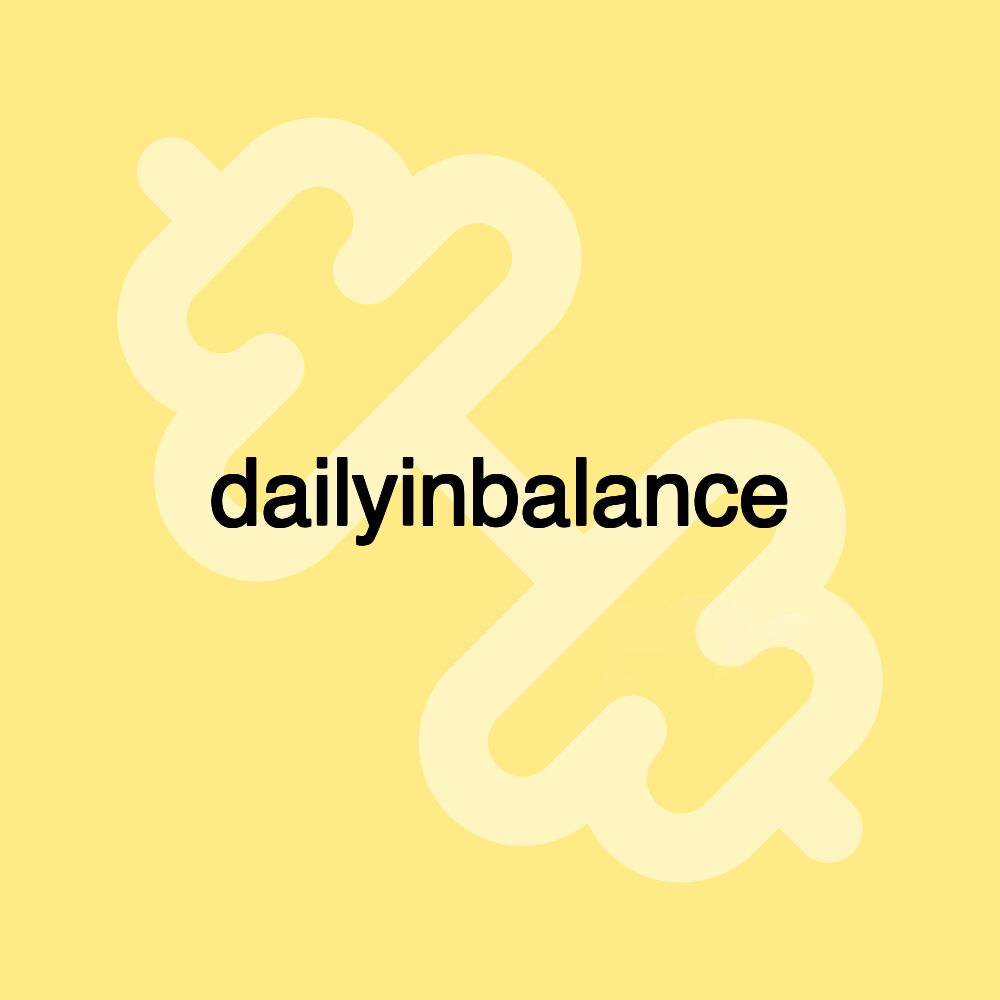 dailyinbalance