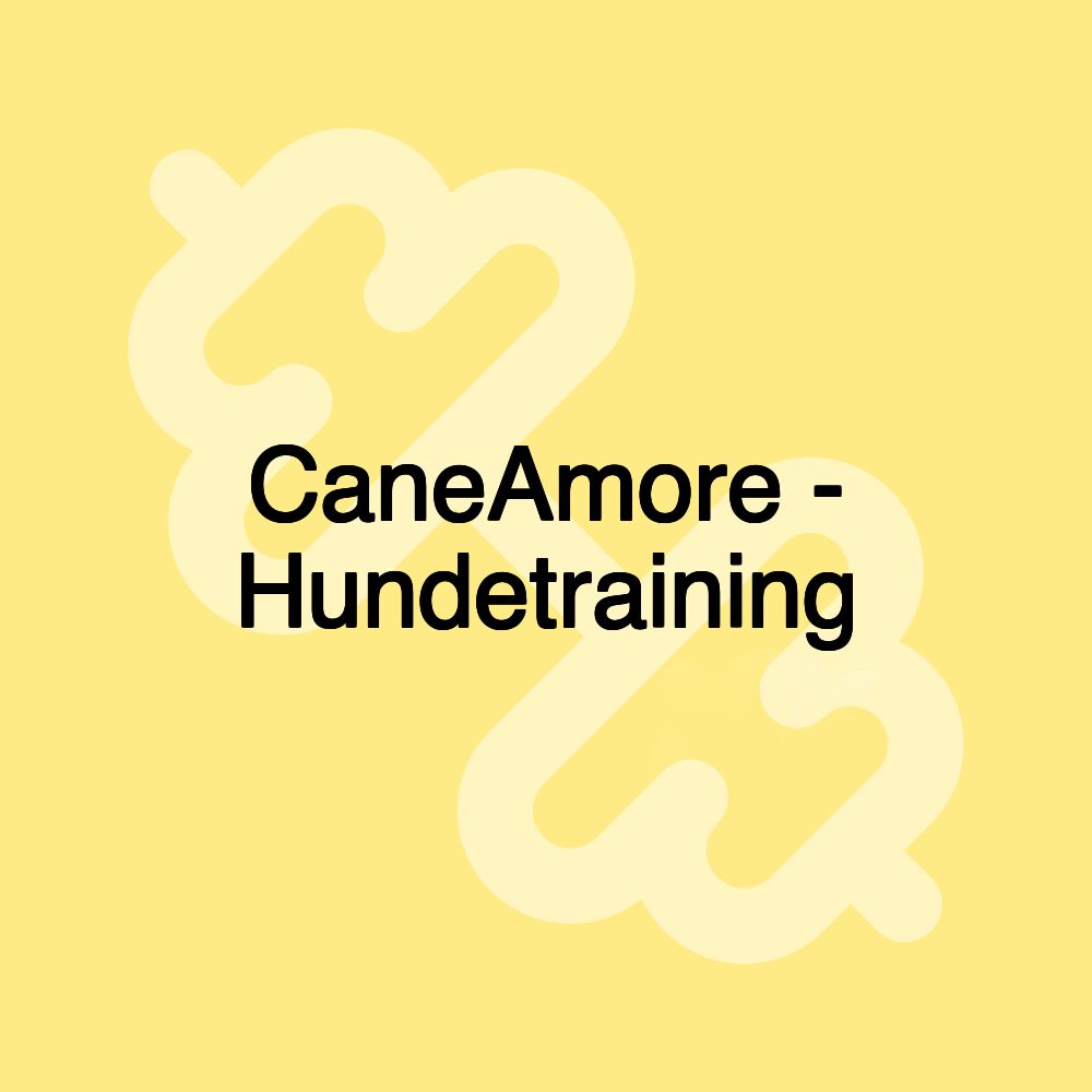 CaneAmore - Hundetraining