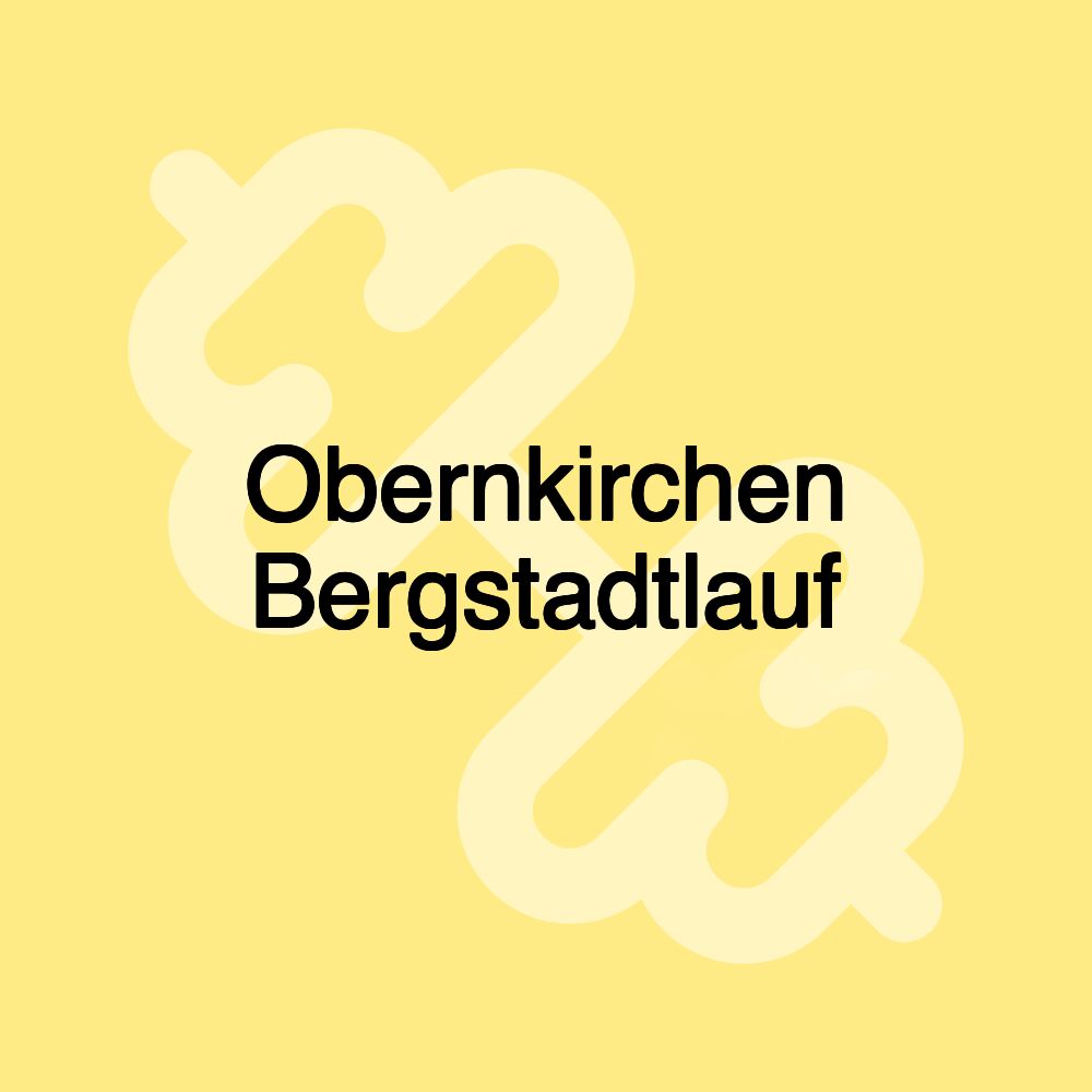 Obernkirchen Bergstadtlauf