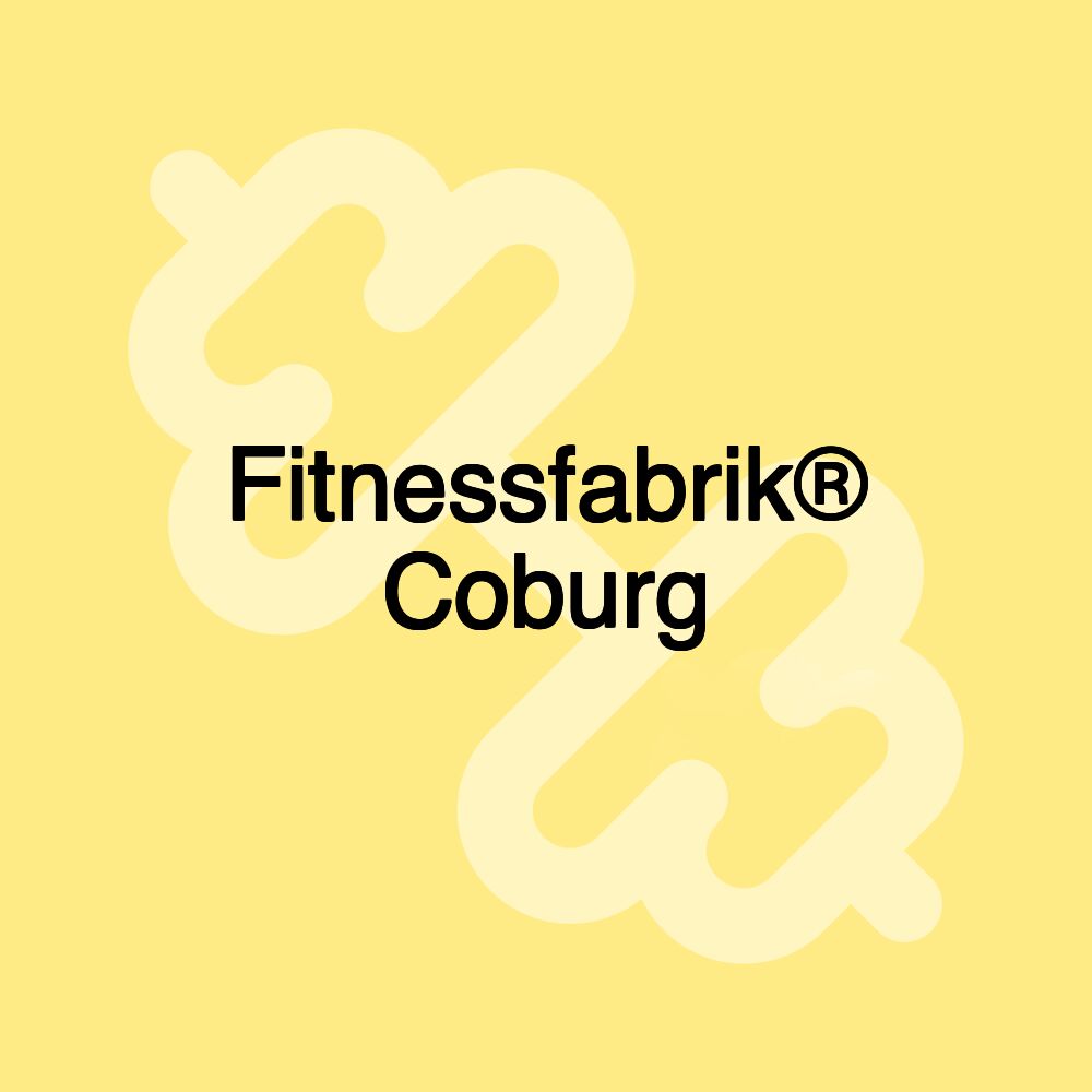 Fitnessfabrik® Coburg Fitnessfabrik® Coburg