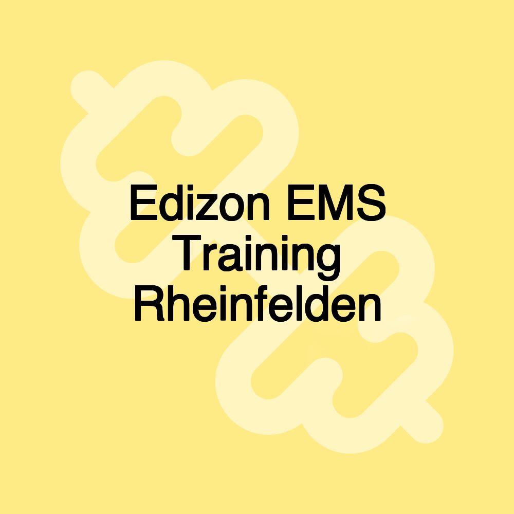 Edizon EMS Training Rheinfelden Edizon EMS Training Rheinfelden