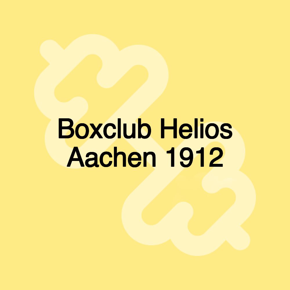 Boxclub Helios Aachen 1912