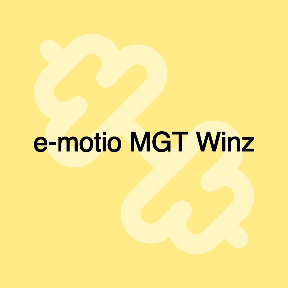 e-motio MGT Winz