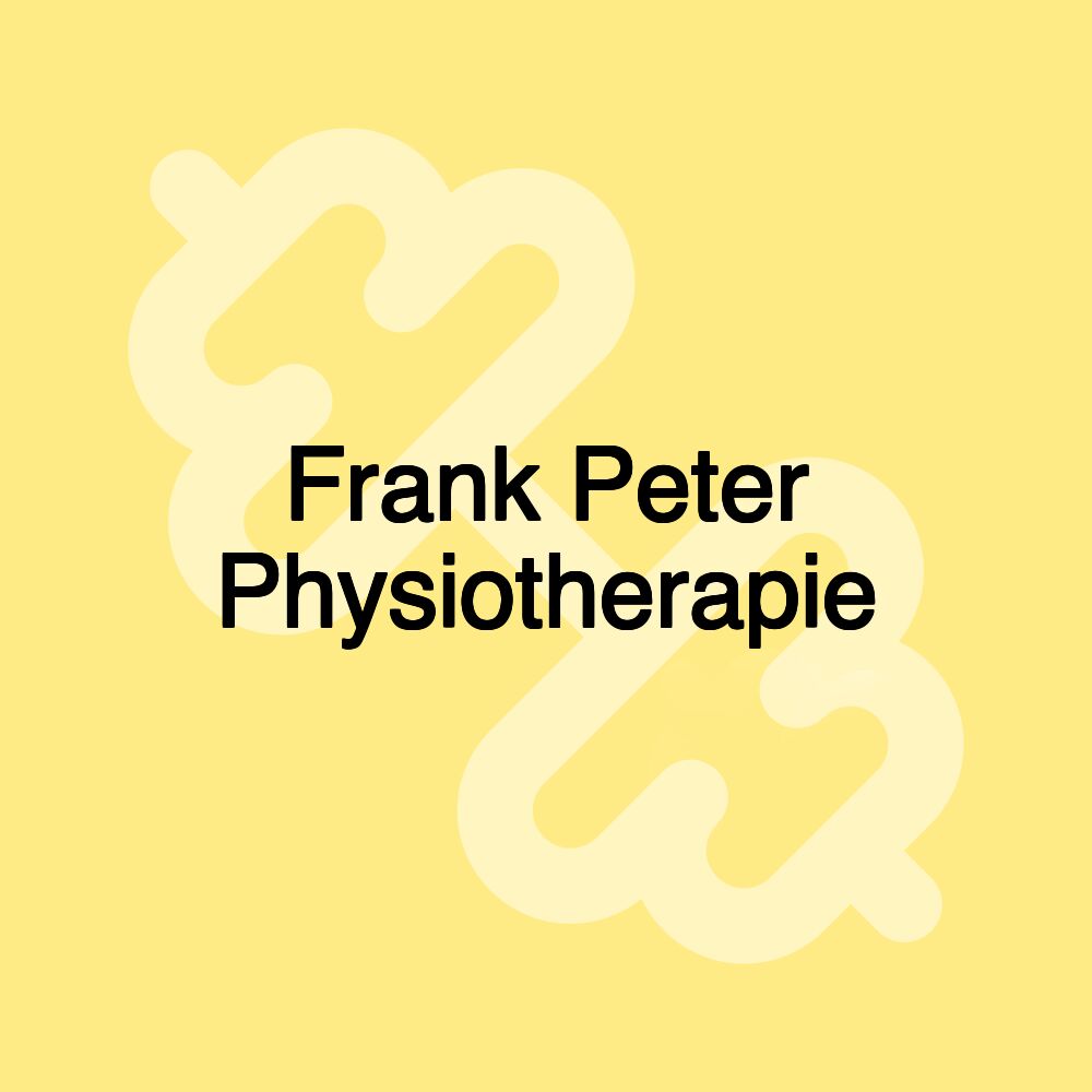 Frank Peter Physiotherapie Frank Peter Physiotherapie