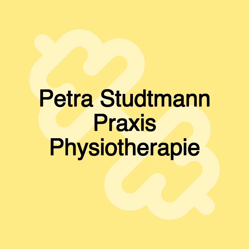 Petra Studtmann Praxis Physiotherapie