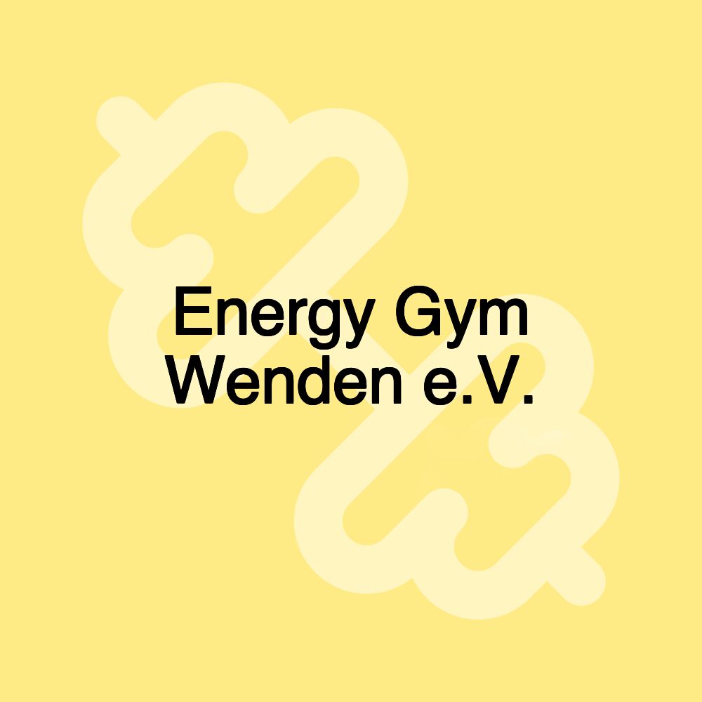 Energy Gym Wenden e.V.